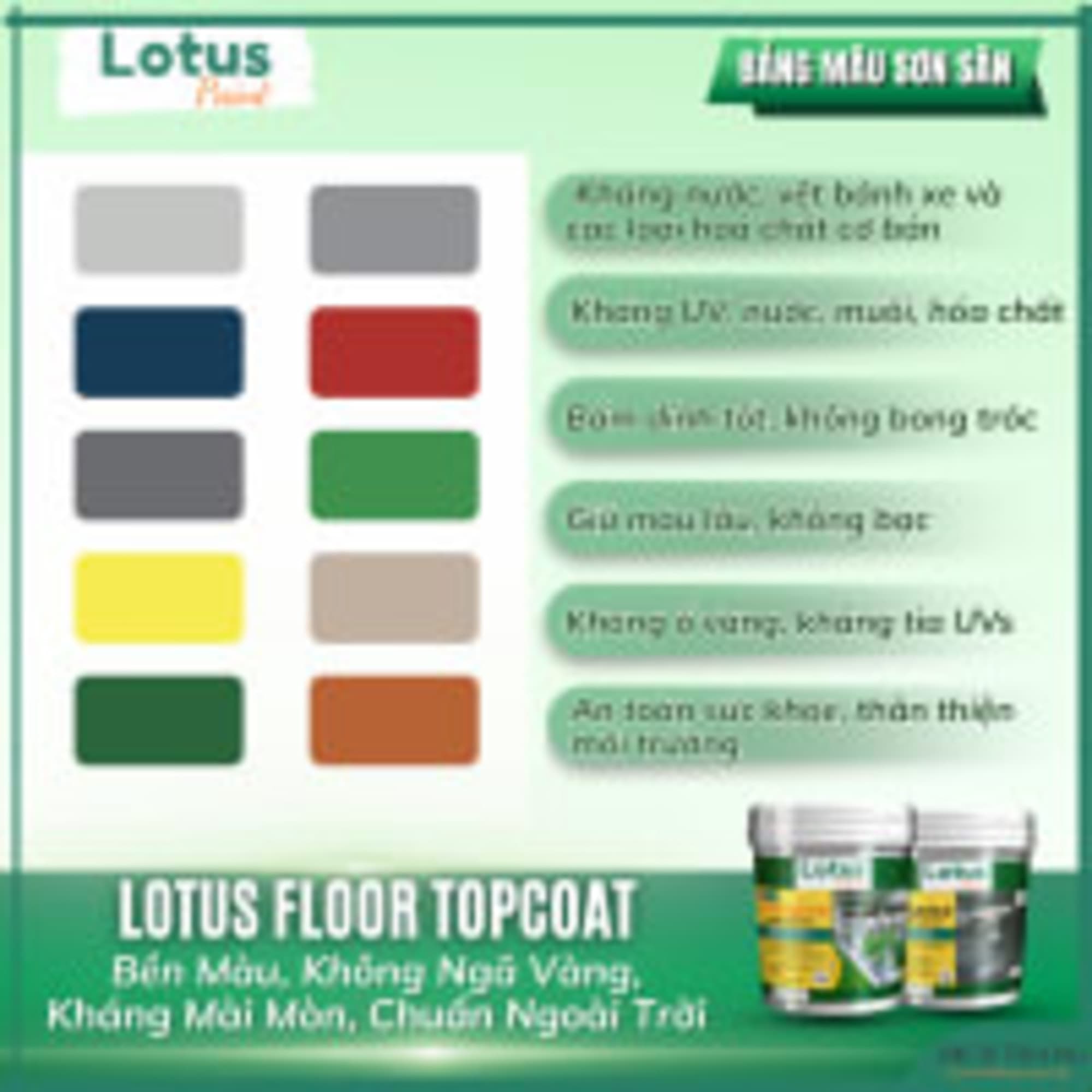 Lựa Chọn Màu Sơn Sàn Hệ Nước Phù Hợp Cho Các Hạng Mục