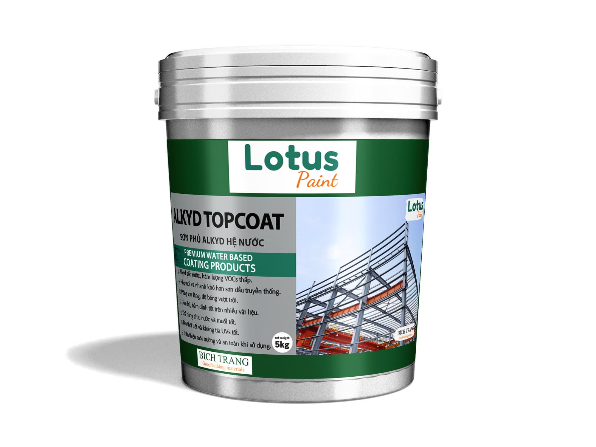 SƠN PHỦ ALKYD HỆ NƯỚC - ALKYD TOPCOAT