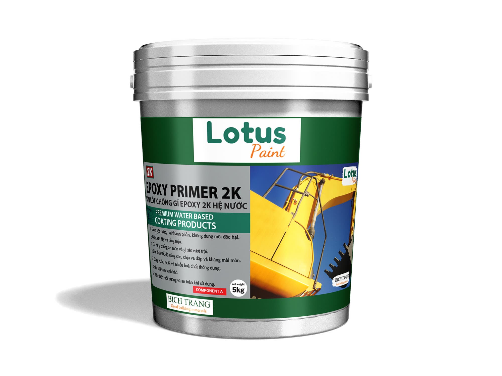 SƠN LÓT CHỐNG GỈ EPOXY 2K HỆ NƯỚC - EPOXY PRIMER 2K