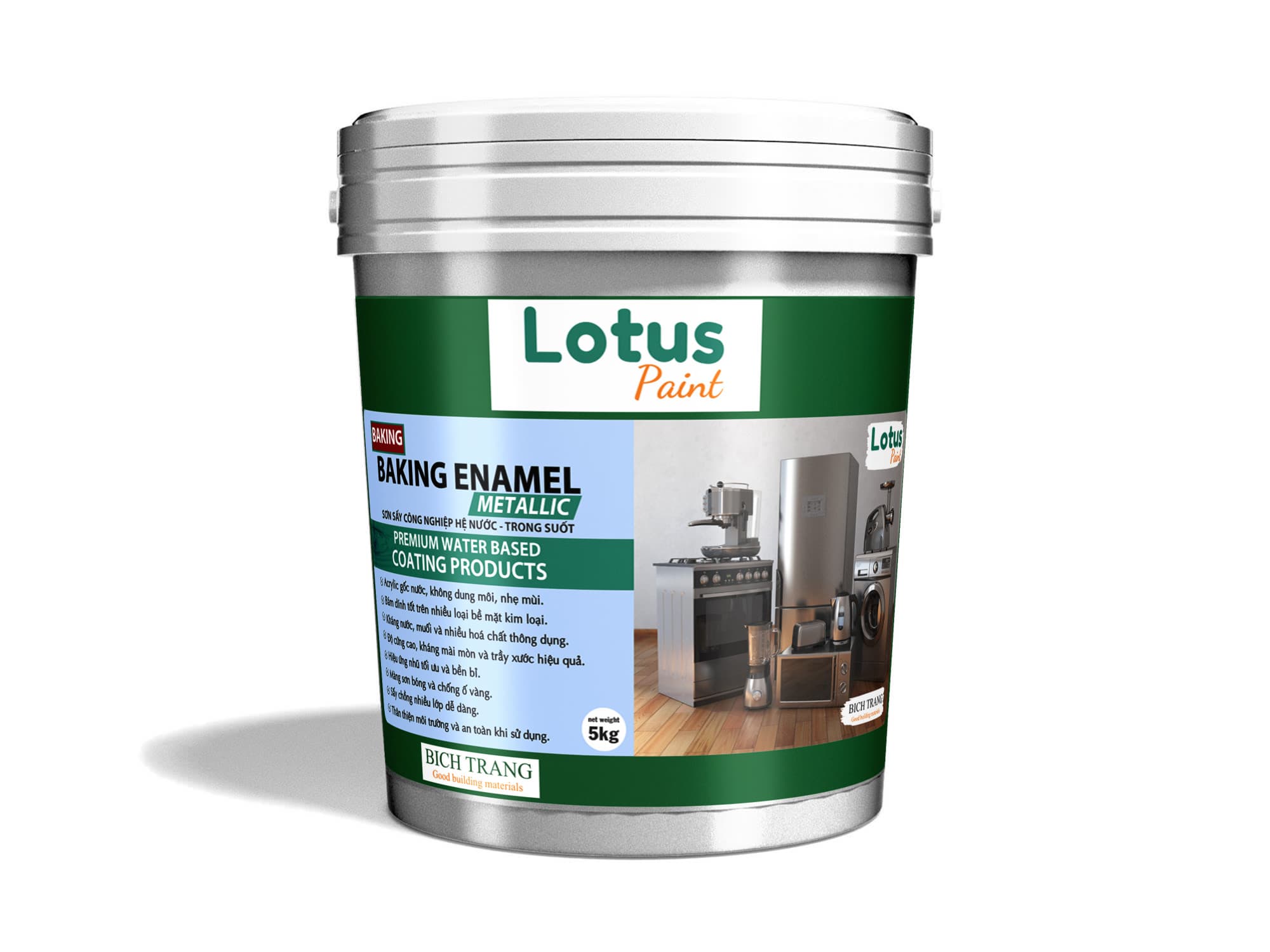 SƠN SẤY CÔNG NGHIỆP HỆ NƯỚC - NHŨ - BAKING ENAMEL - METALLIC